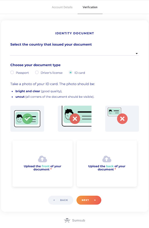 Binomo verification process