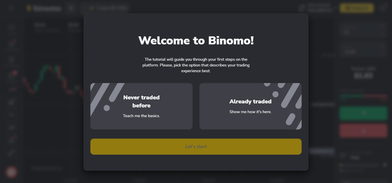 Welcome to Binomo